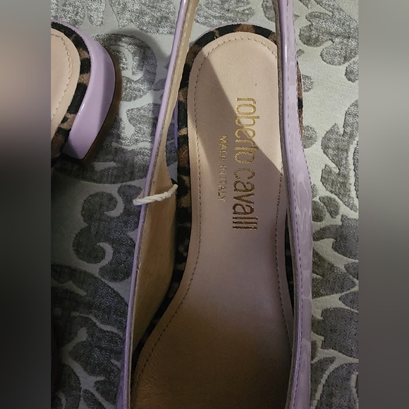 New Authentic Roberto Cavalli Slingback Shoes - Picture 6 of 12
